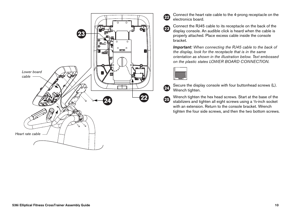 Precor Elliptical Fitness Crosstrainer EFX User Manual | Page 12 / 108