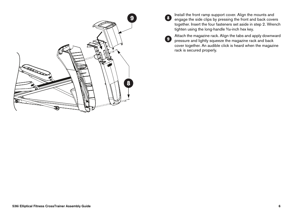 Precor Elliptical Fitness Crosstrainer EFX User Manual | Page 8 / 108