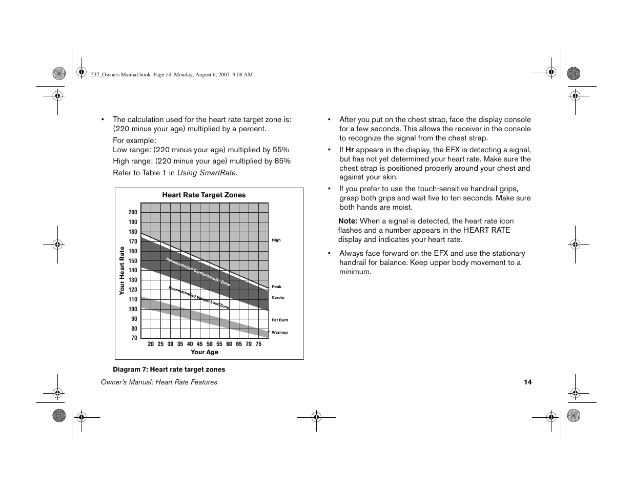 Precor 5.37 User Manual | Page 16 / 76