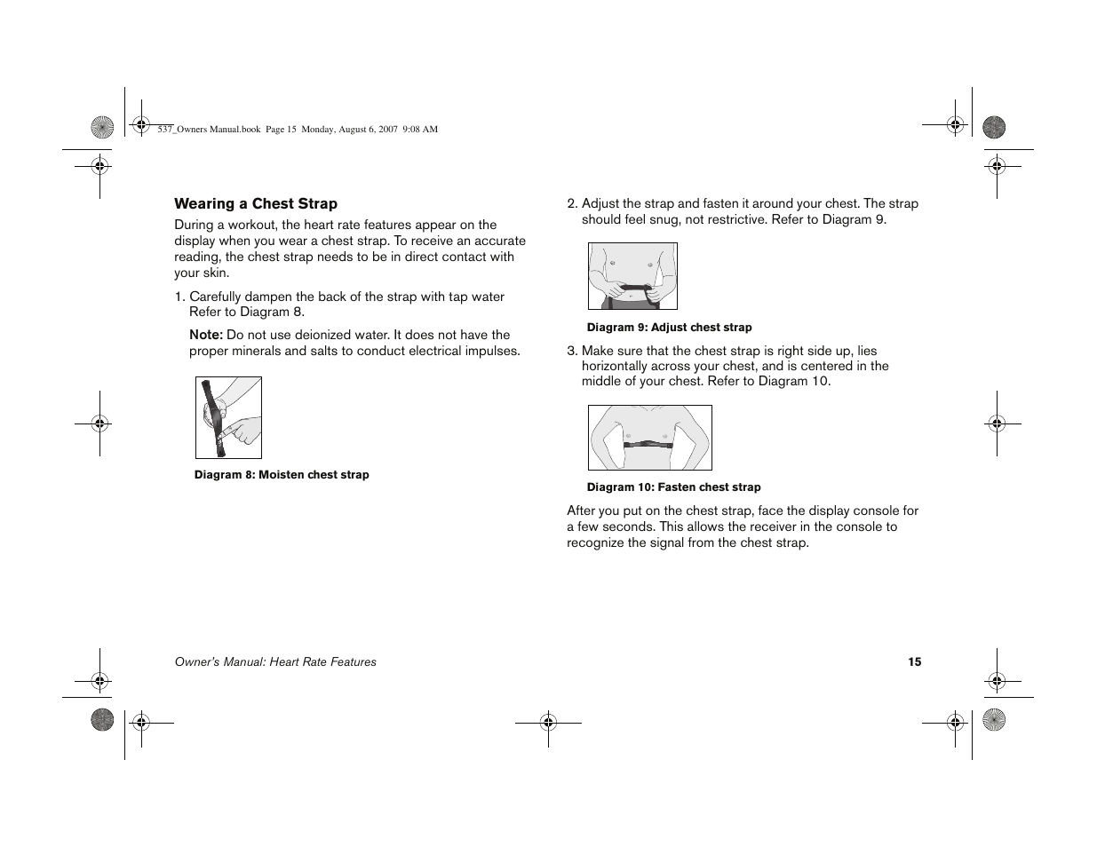 Precor 5.37 User Manual | Page 17 / 76