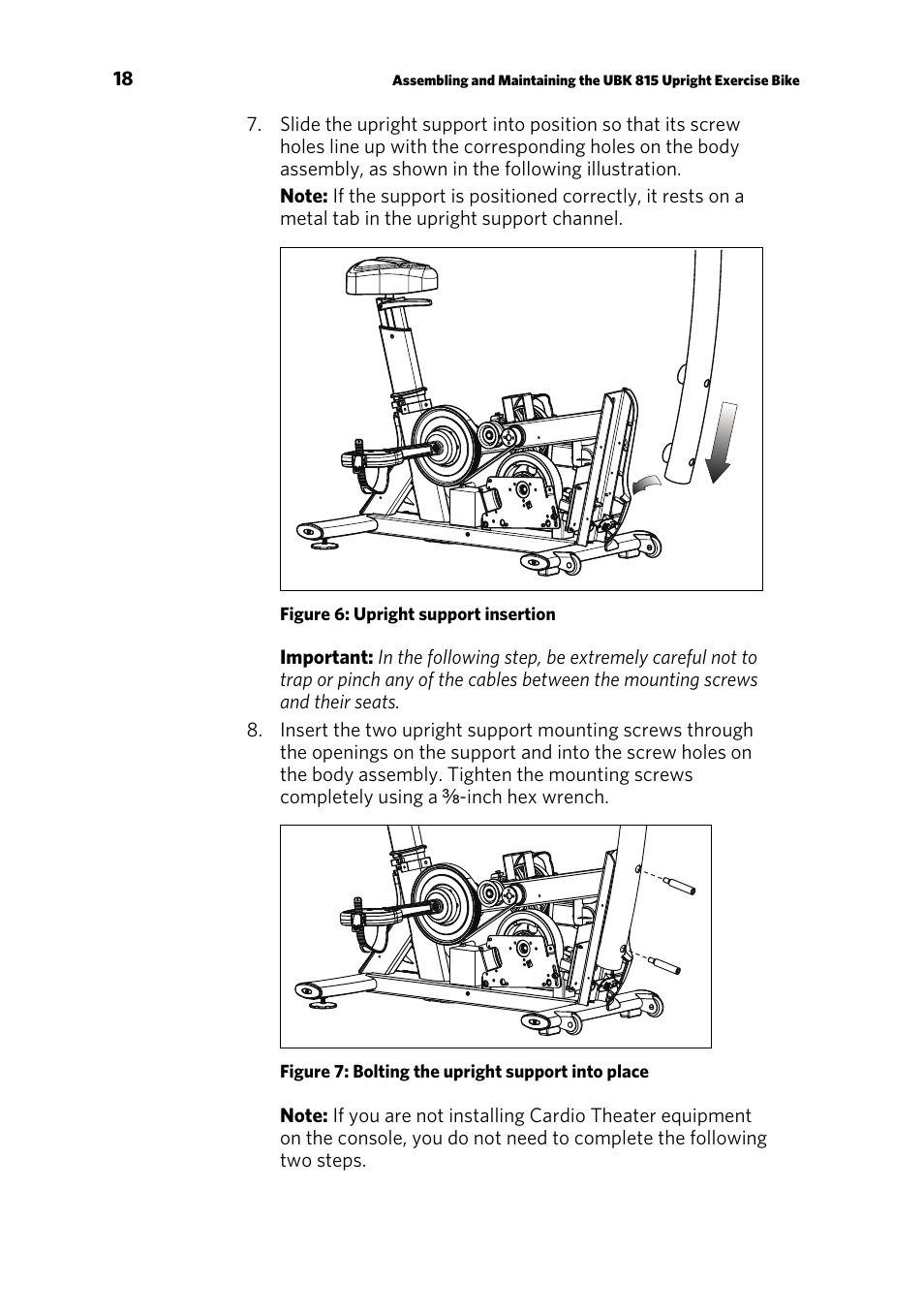 Precor UBK 815 User Manual | Page 20 / 92