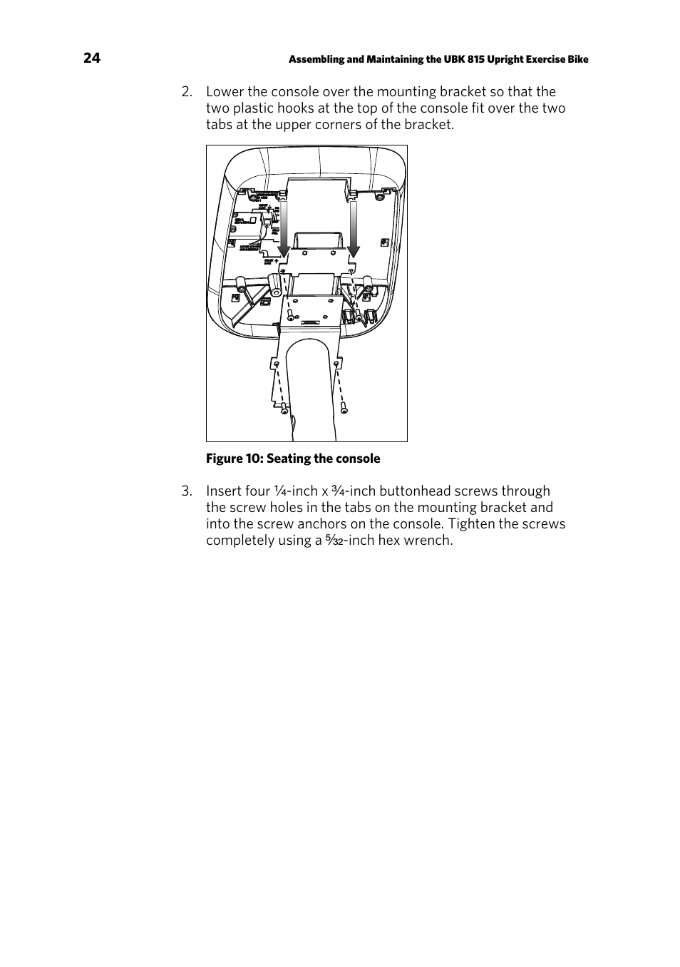 Precor UBK 815 User Manual | Page 26 / 92