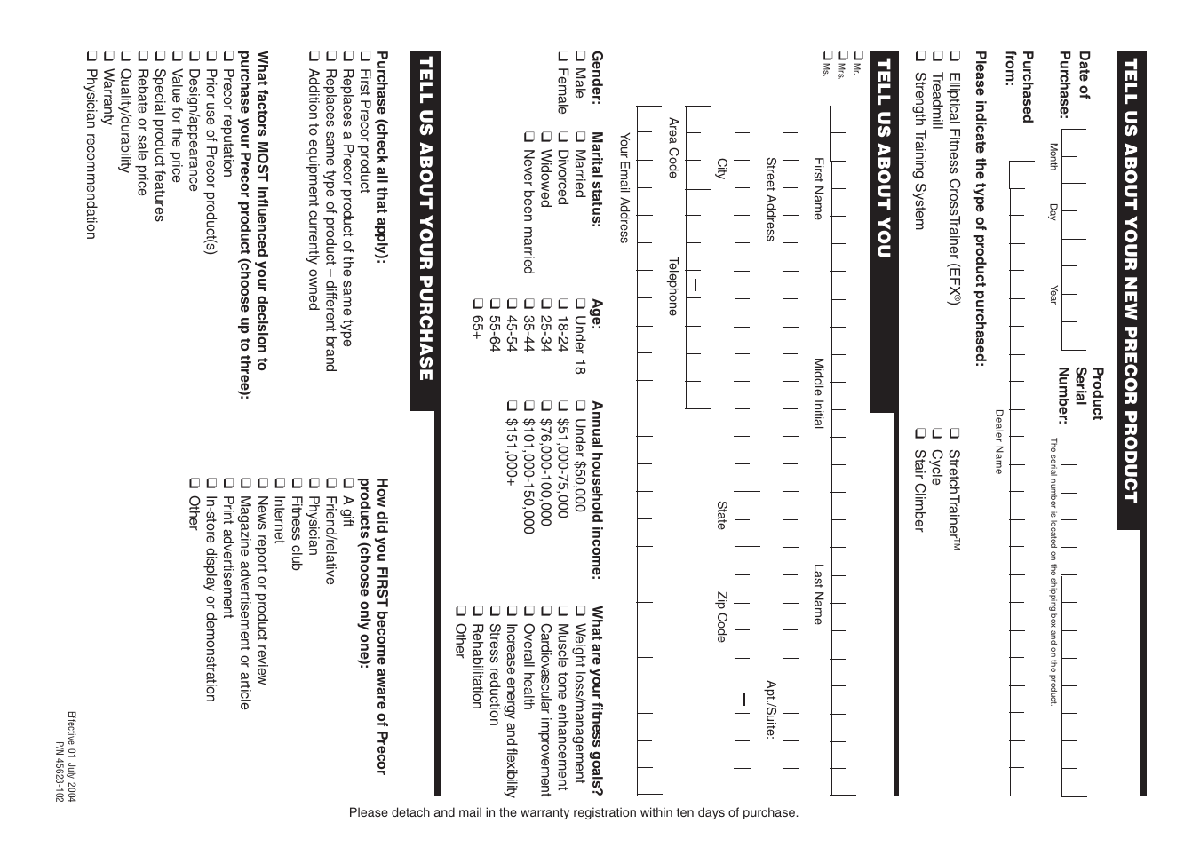 Precor Multi-Hip Option S3.15 User Manual | Page 14 / 16