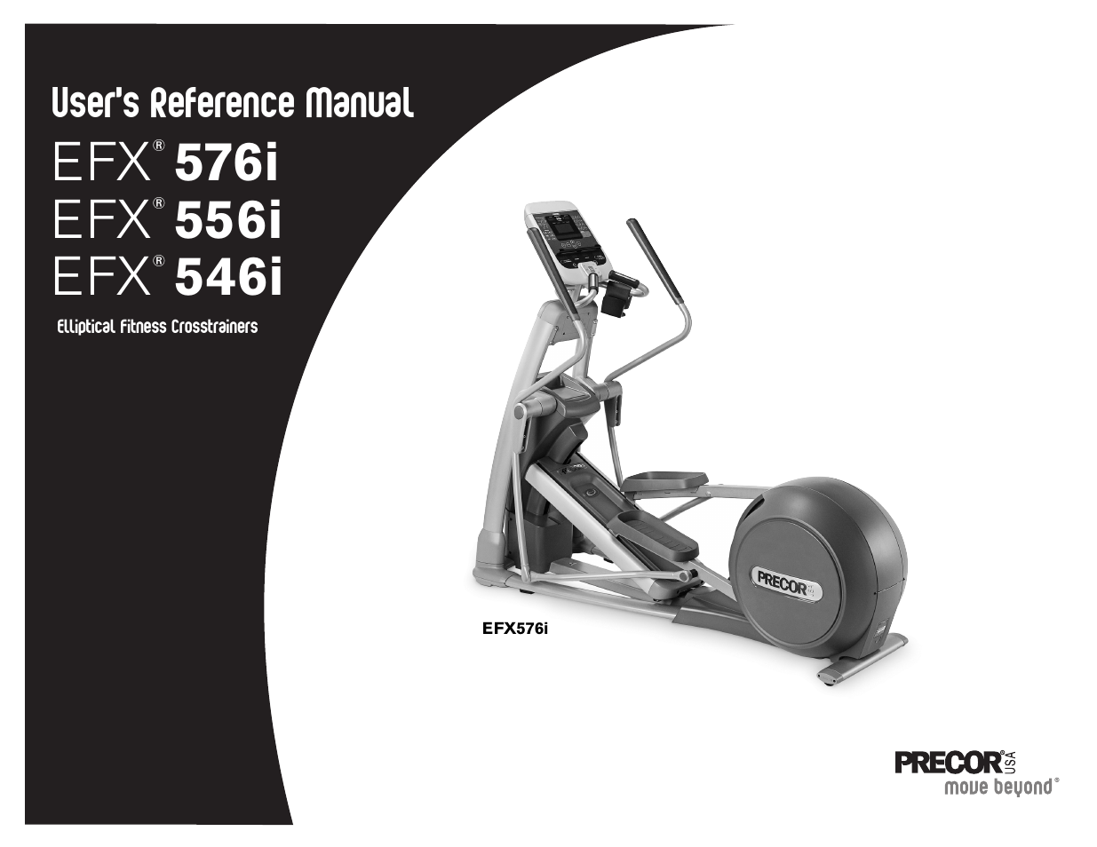 49096-104 efx5x6i user's reference manual, User's reference manual, 556i efx | 546i efx, 576i | Precor 946l User Manual | Page 49 / 101