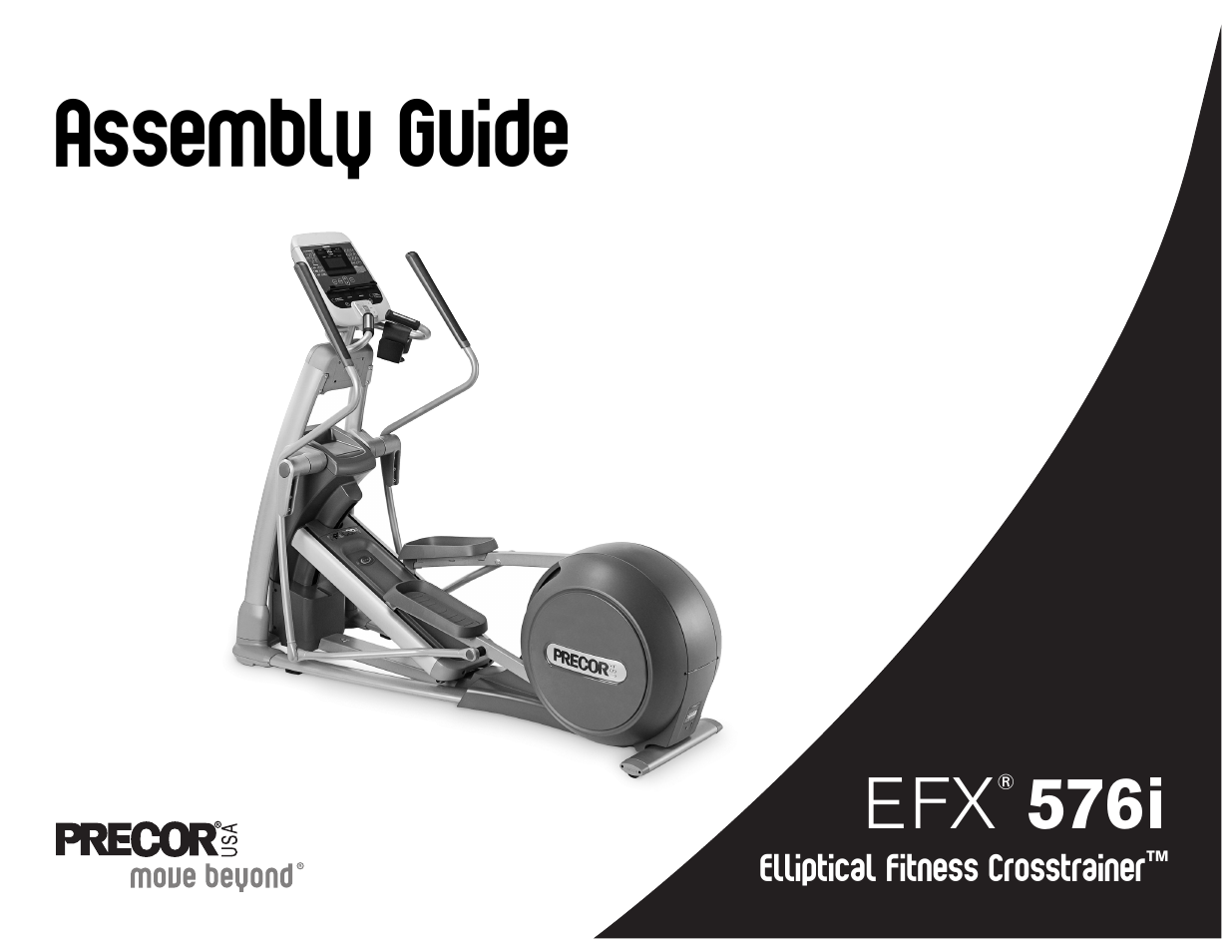 49062-104 efx576i assembly guide, Assembly guide, 576i | Precor 946l User Manual | Page 89 / 101