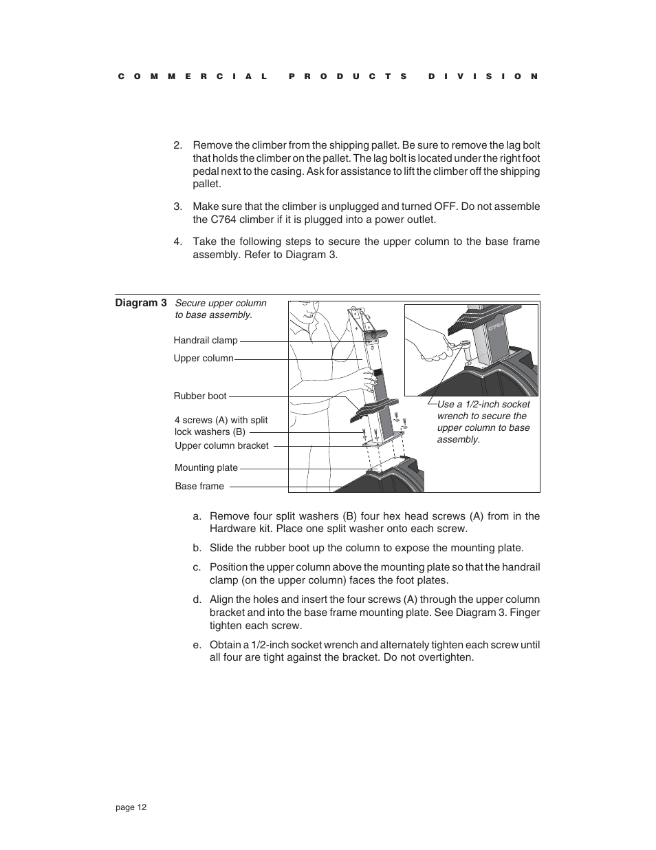 Precor C764 User Manual | Page 12 / 48