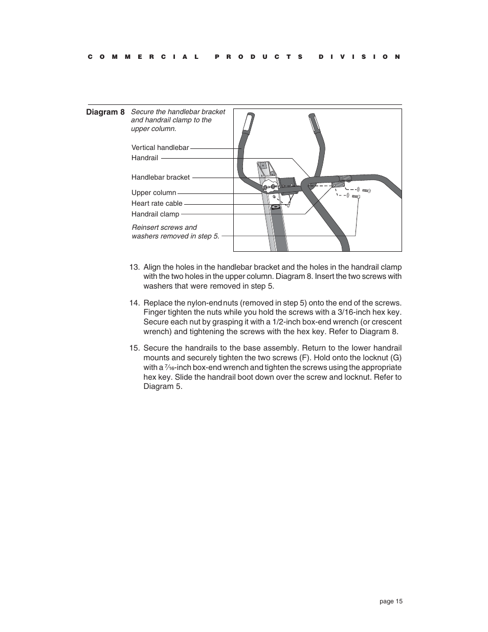 Precor C764 User Manual | Page 15 / 48