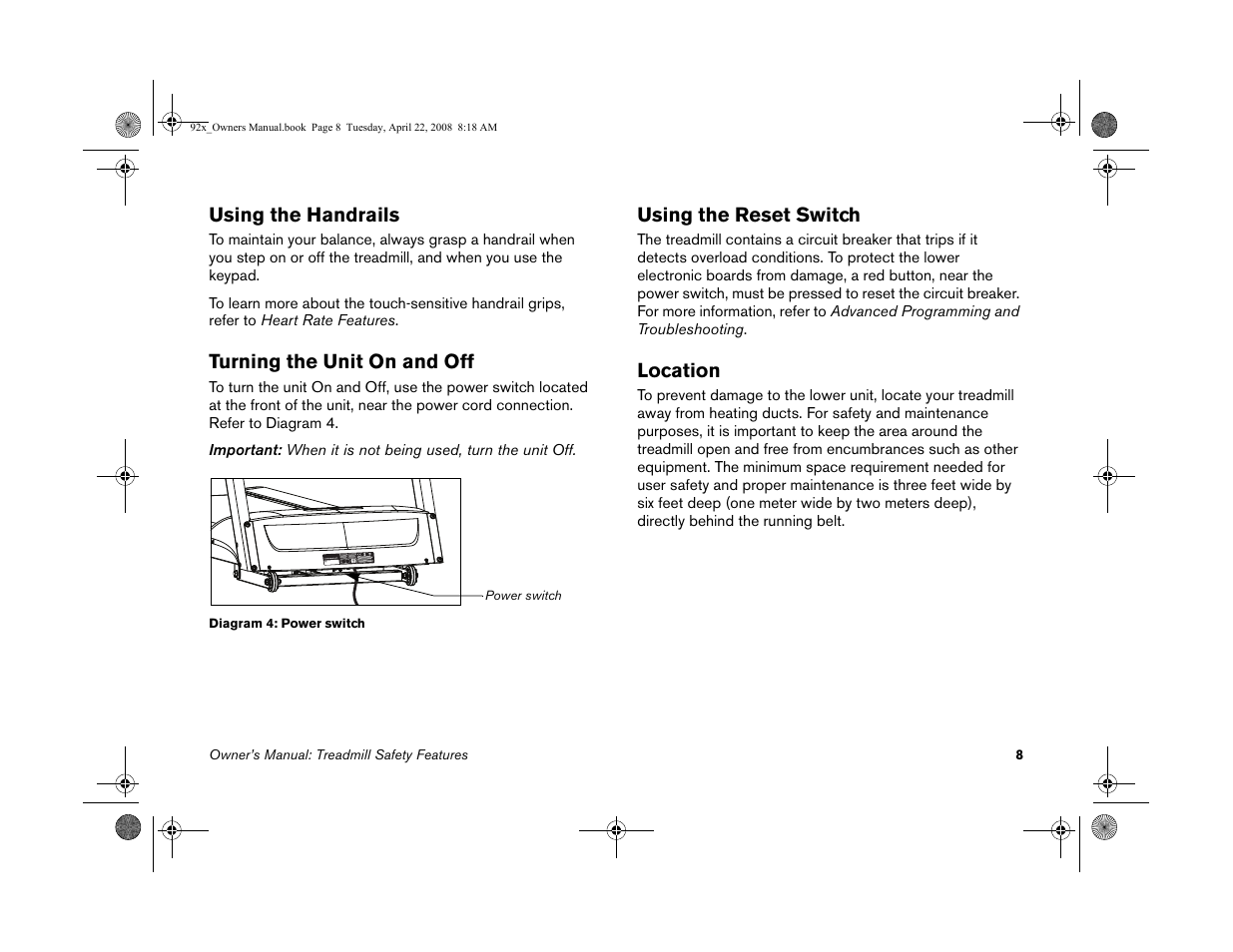 Precor MOVE BEYOND 9.23 User Manual | Page 10 / 58