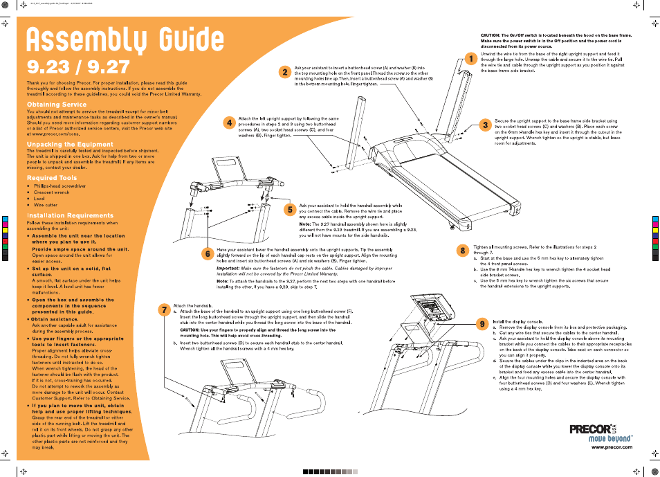 Precor MOVE BEYOND 9.23 User Manual | Page 57 / 58