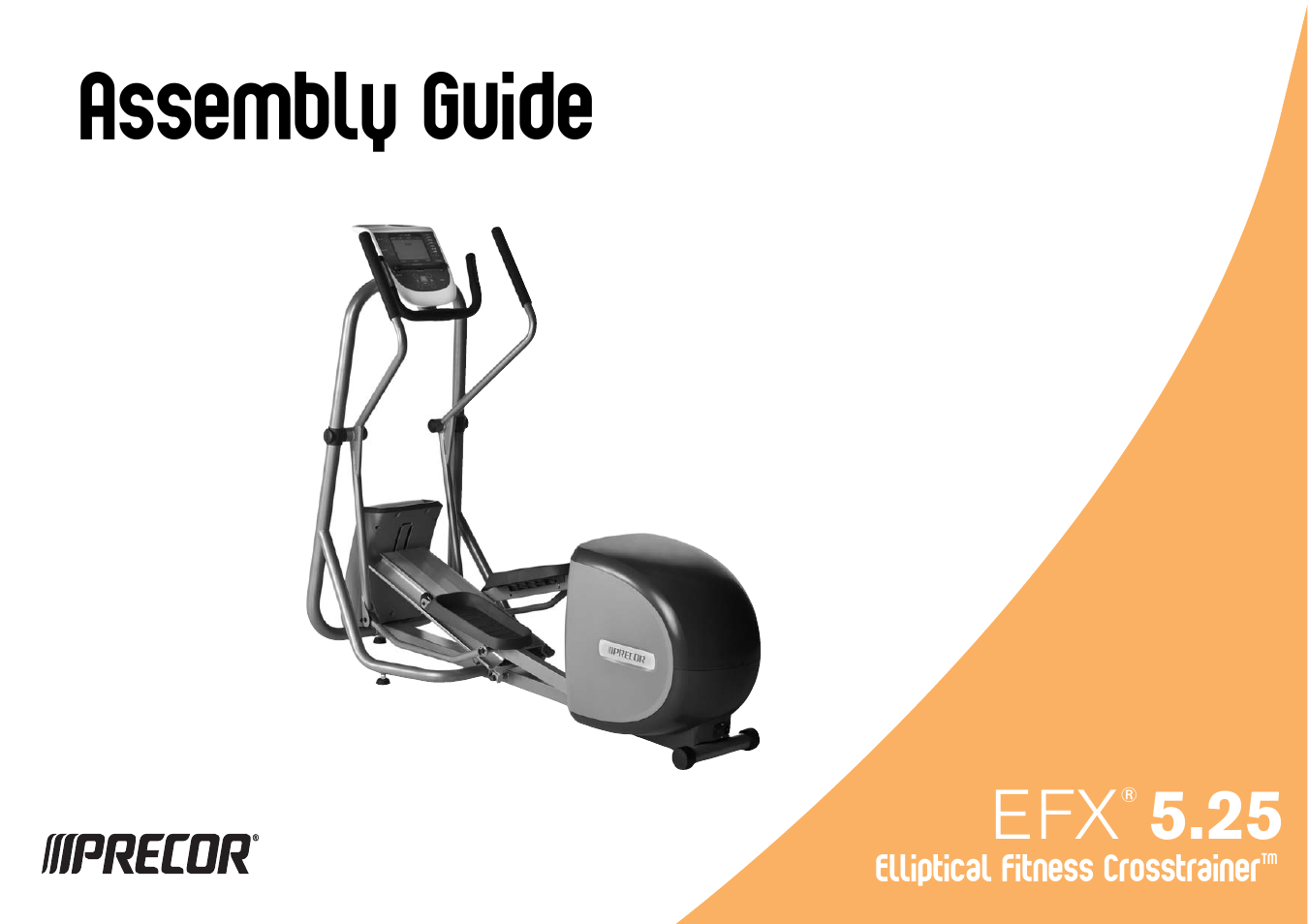 Precor PECOR ELLITICAL FITNESS CROSSTRAINER EFX User Manual | 62 pages