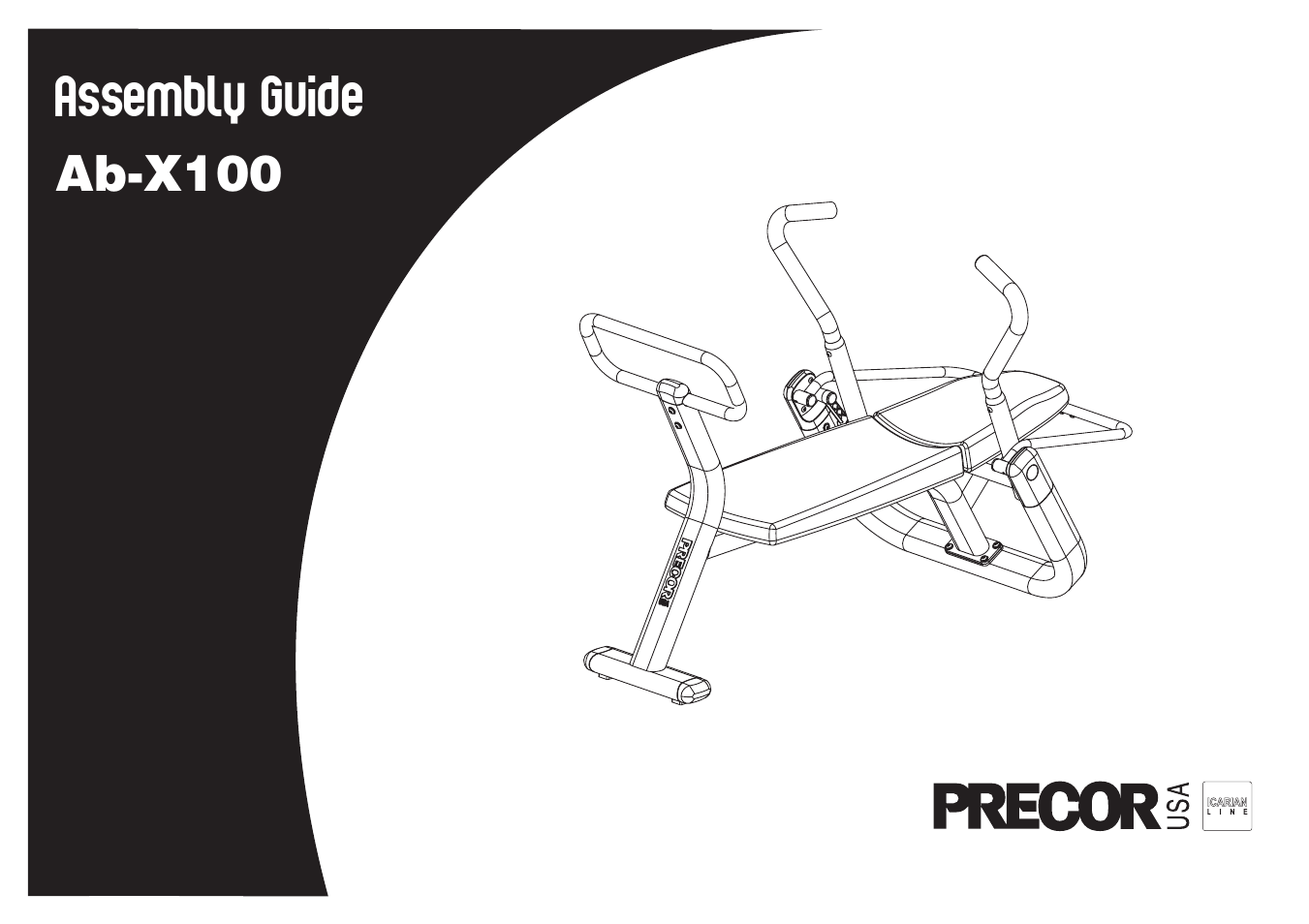 Precor Assembly Guide Ab-X100 User Manual | 16 pages