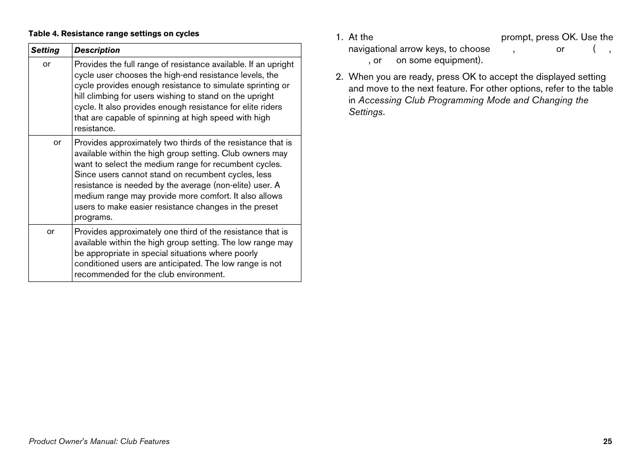 Precor Ellipticals EFX532i User Manual | Page 27 / 96