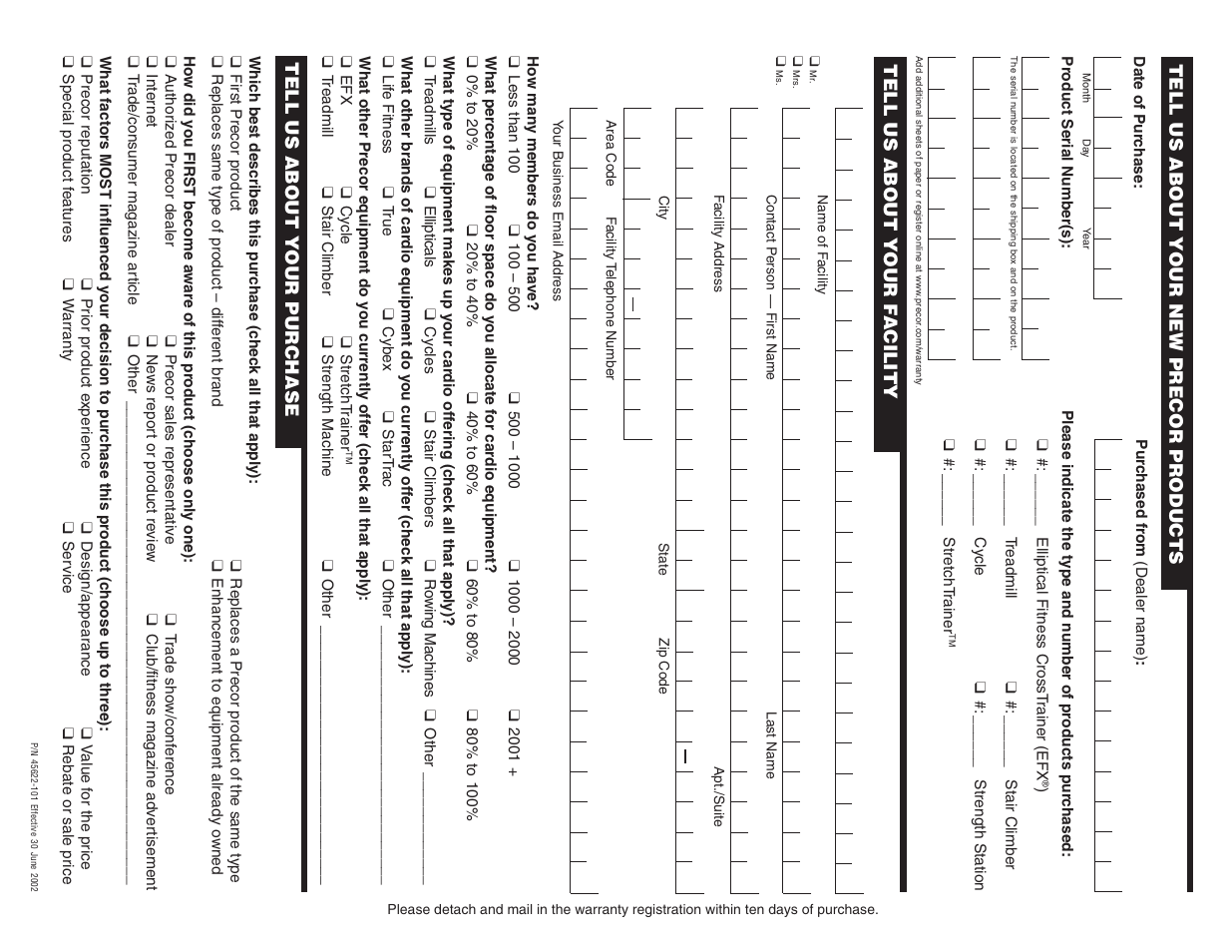 Precor Ellipticals EFX532i User Manual | Page 42 / 96
