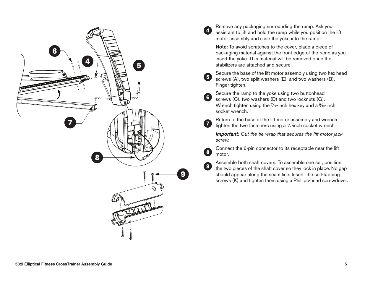 Precor Ellipticals EFX532i User Manual | Page 87 / 96