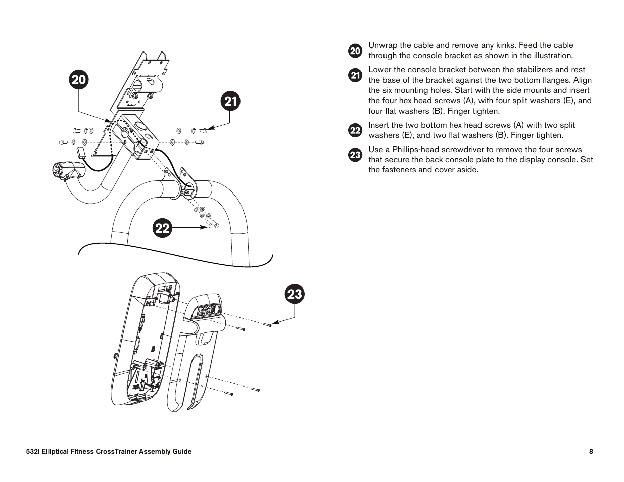 Precor Ellipticals EFX532i User Manual | Page 90 / 96