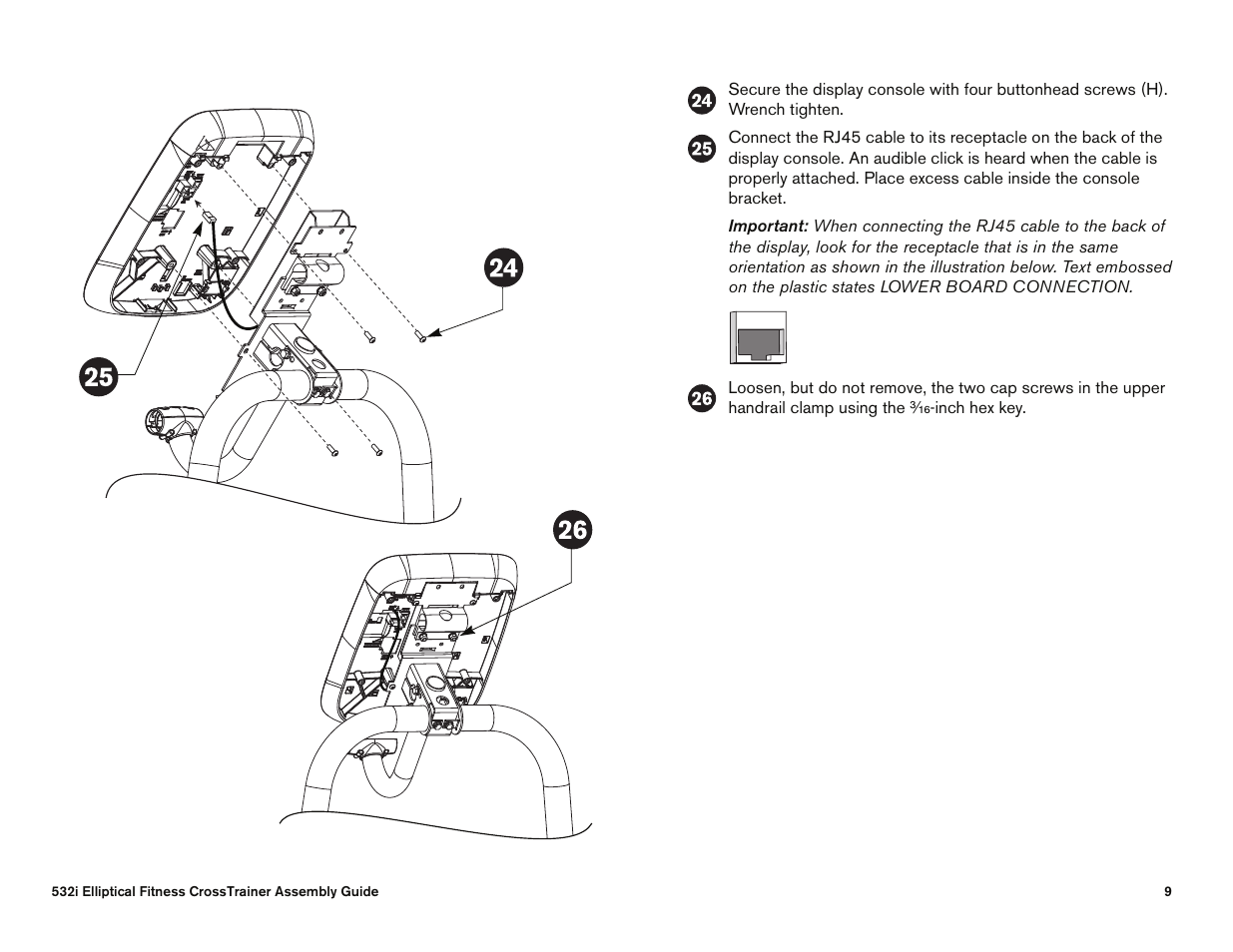 Precor Ellipticals EFX532i User Manual | Page 91 / 96