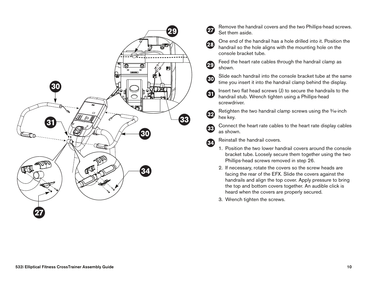 Precor Ellipticals EFX532i User Manual | Page 92 / 96