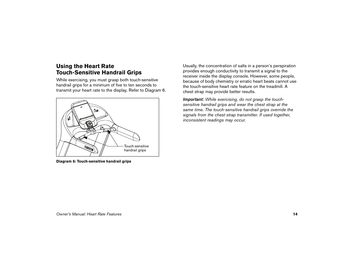 Precor Low-Impact Threadmill M9.57 User Manual | Page 16 / 94