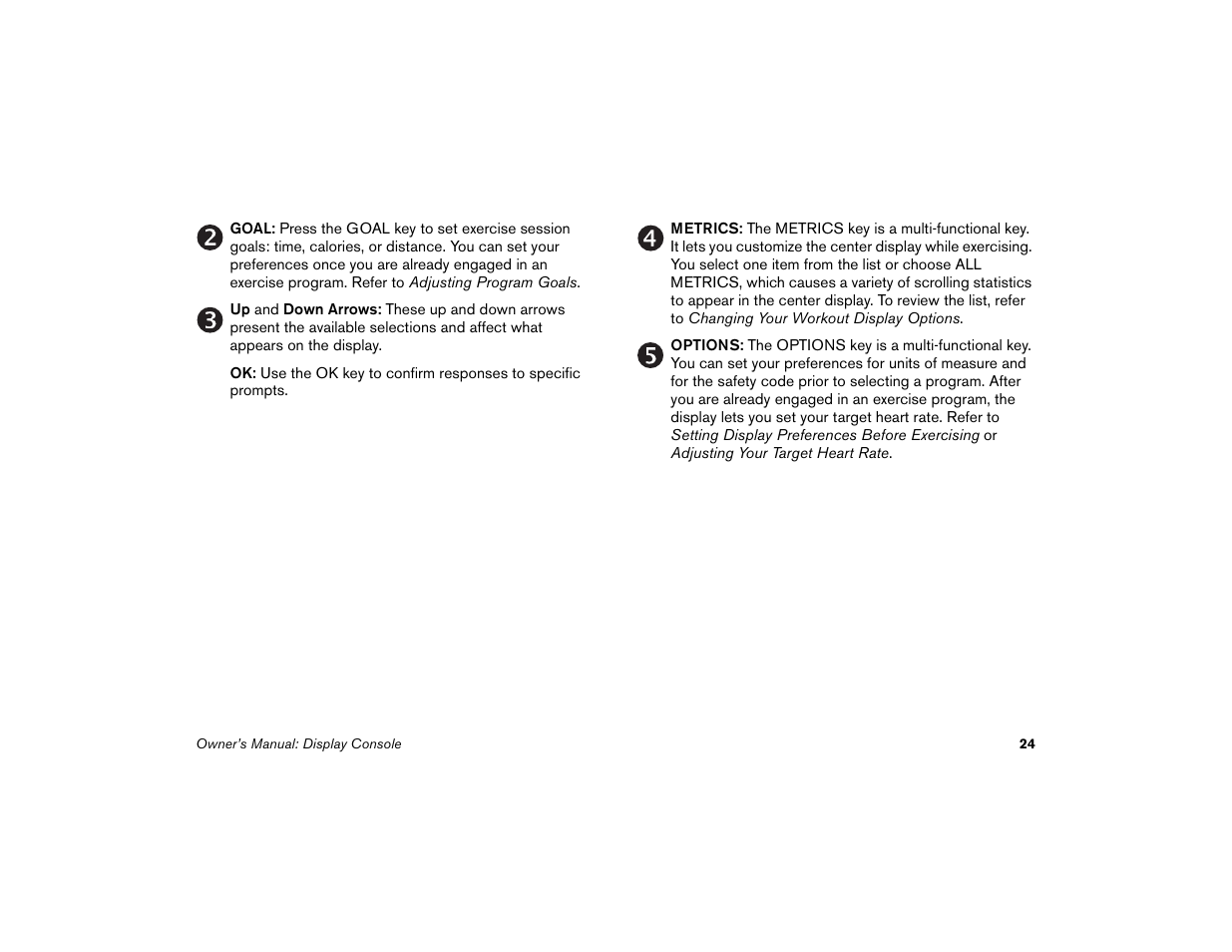 Precor Low-Impact Threadmill M9.57 User Manual | Page 26 / 94