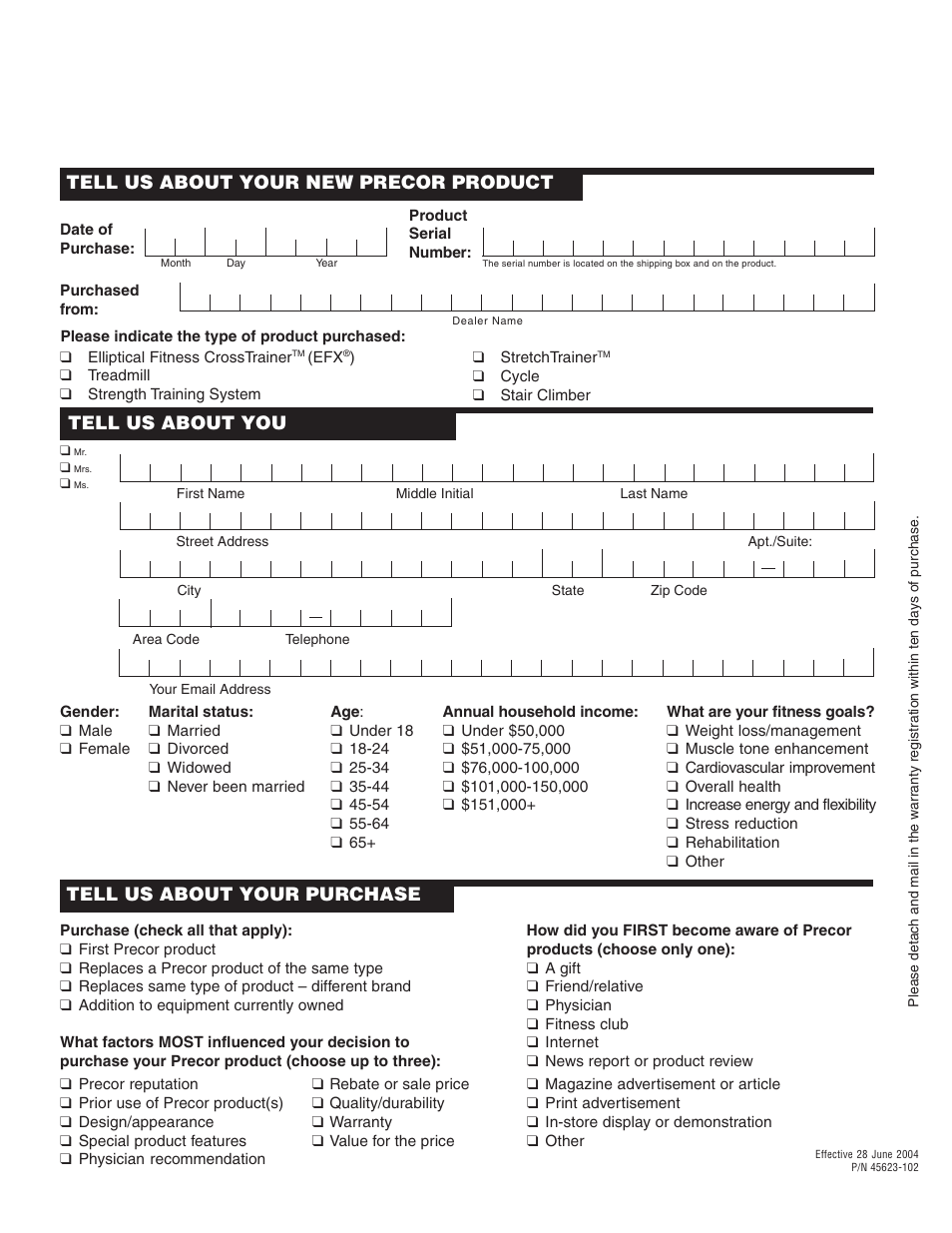 Precor Low-Impact Threadmill M9.57 User Manual | Page 77 / 94