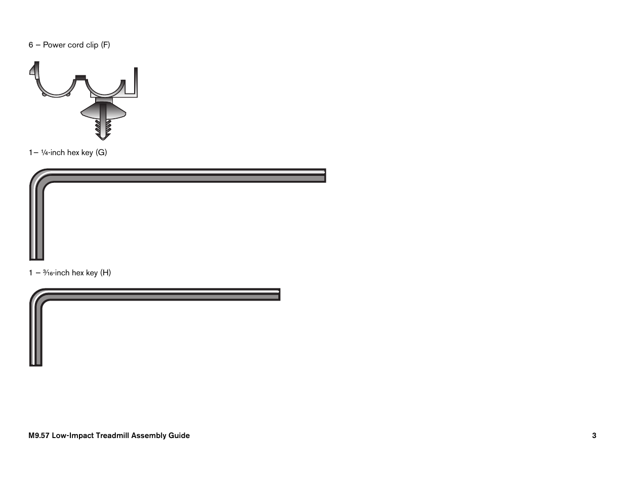 Precor Low-Impact Threadmill M9.57 User Manual | Page 87 / 94