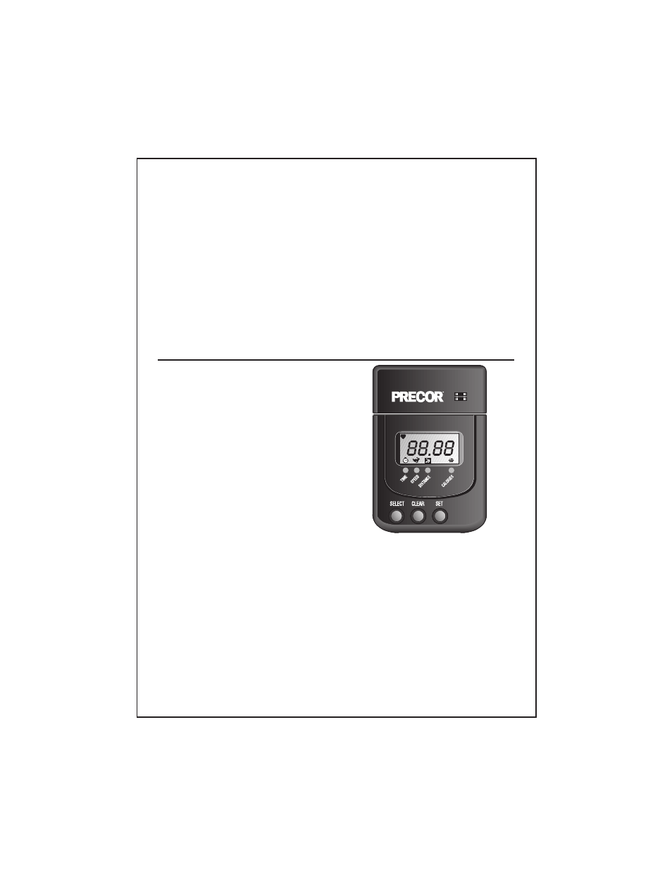 Using the electronic console, Electronic console buttons | Precor ELECTRONIC CONSOLE 903 User Manual | Page 17 / 24