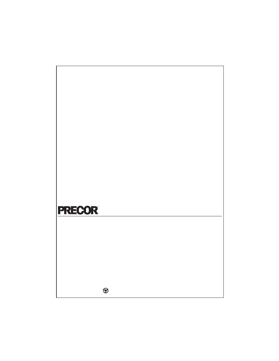 Precor ELECTRONIC CONSOLE 903 User Manual | Page 24 / 24