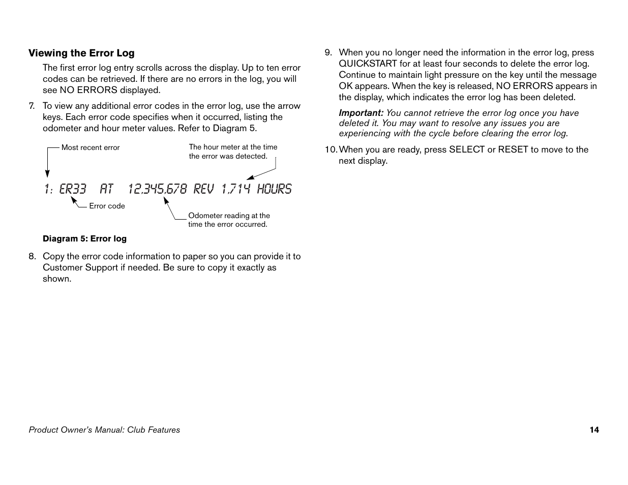 Precor C842i User Manual | Page 16 / 72