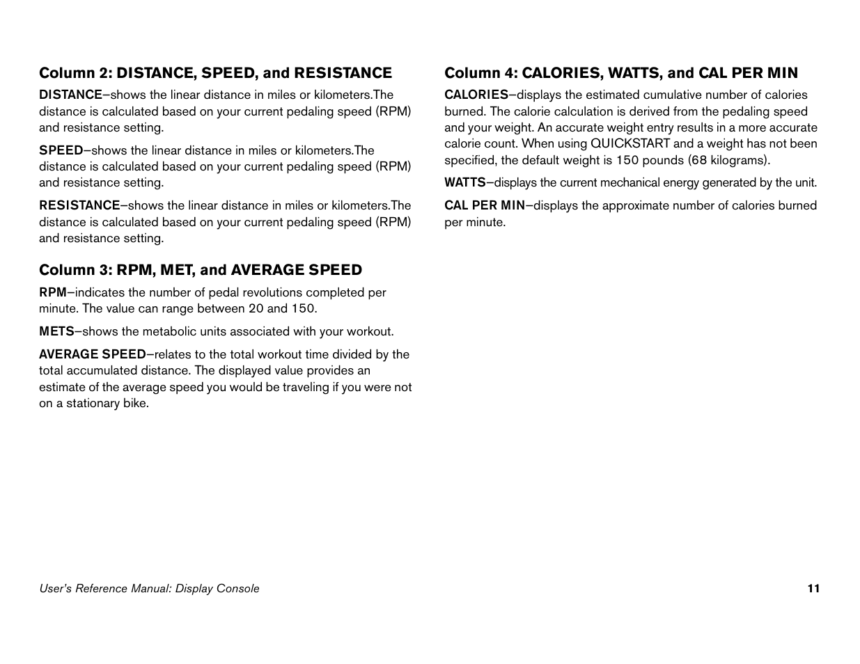 Precor C842i User Manual | Page 45 / 72