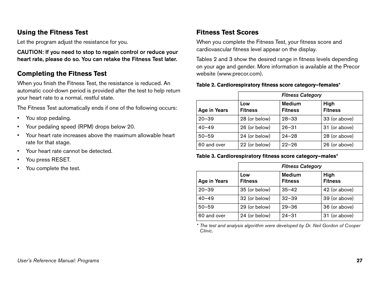 Precor C842i User Manual | Page 61 / 72