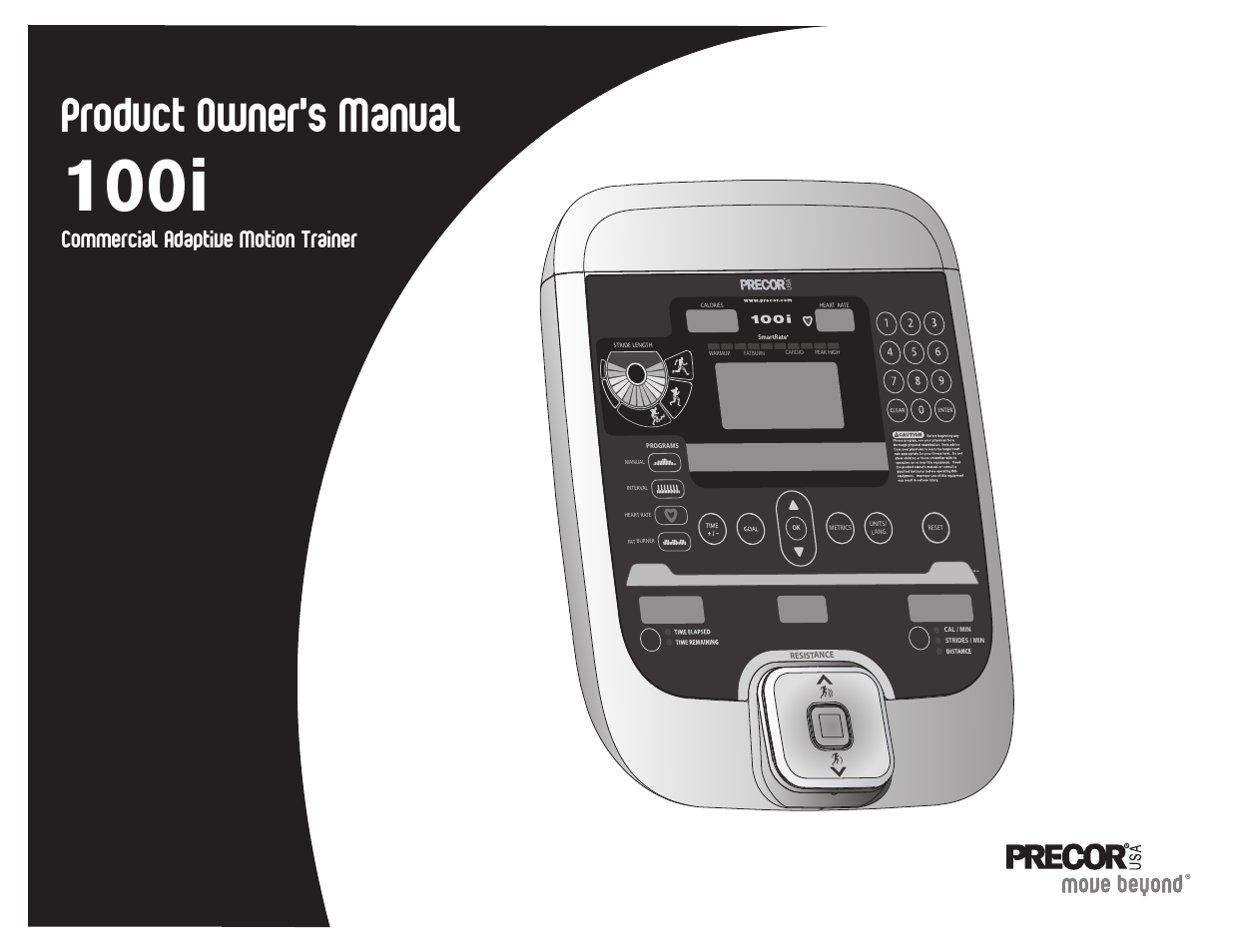 Precor 100i User Manual | 80 pages