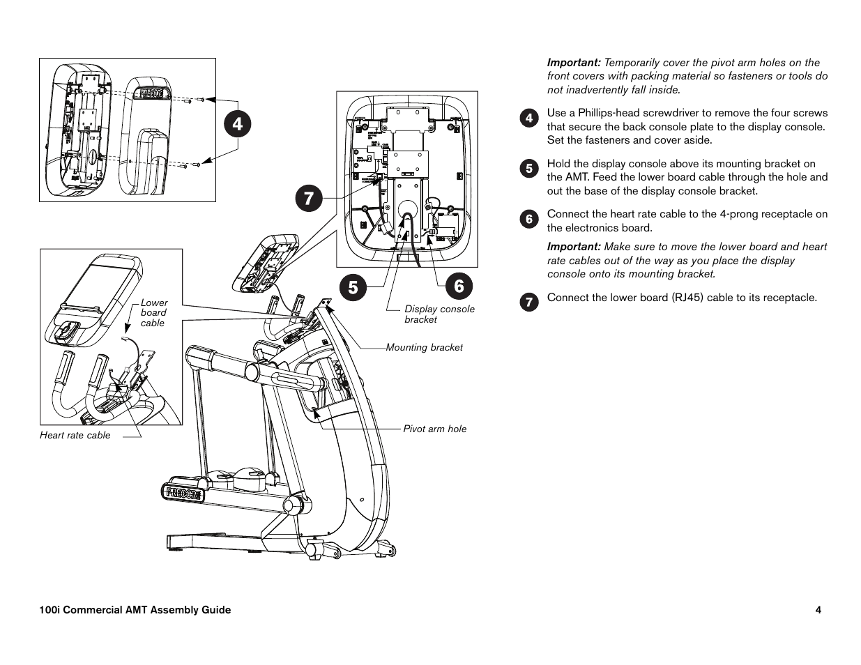 Precor 100i User Manual | Page 74 / 80