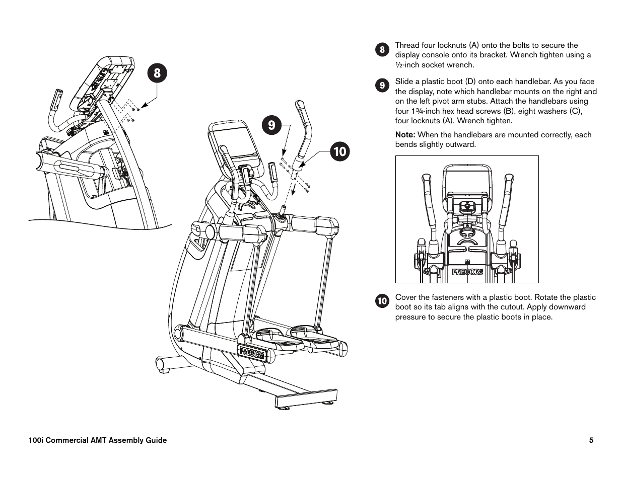 Precor 100i User Manual | Page 75 / 80