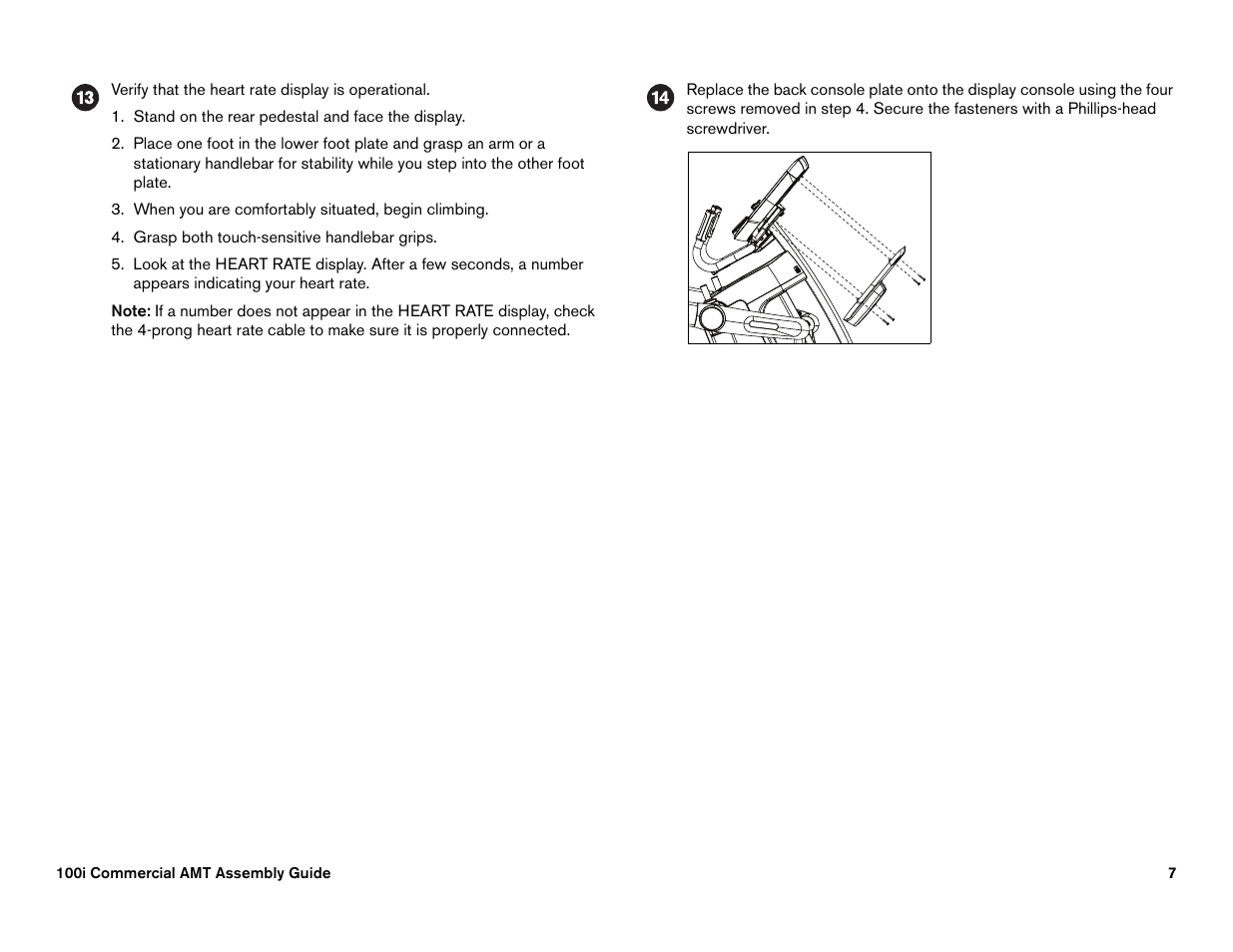 Precor 100i User Manual | Page 77 / 80
