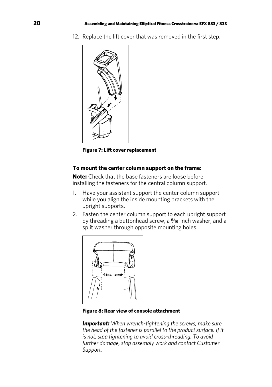 Precor EFX 883 User Manual | Page 22 / 104
