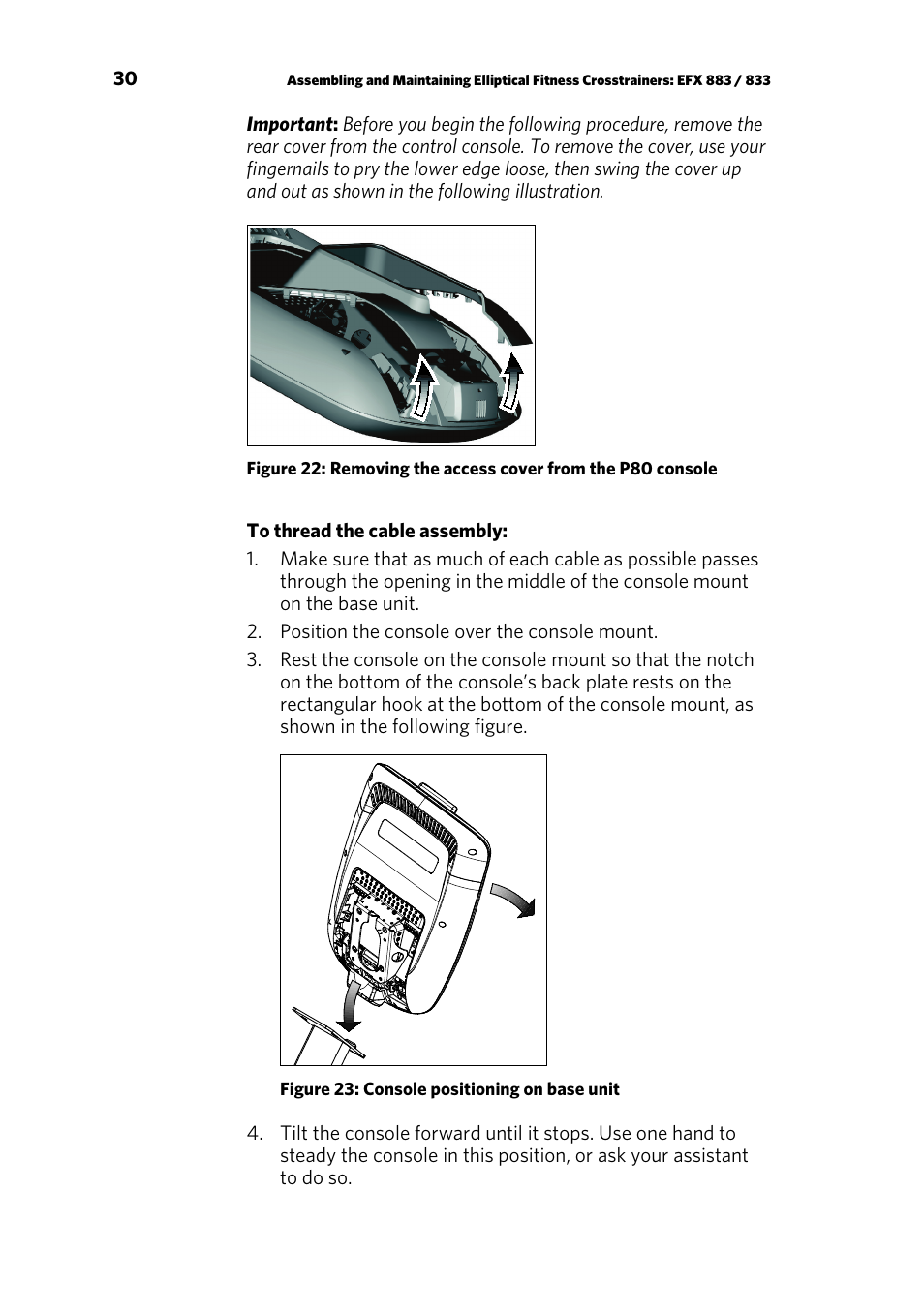 Precor EFX 883 User Manual | Page 32 / 104