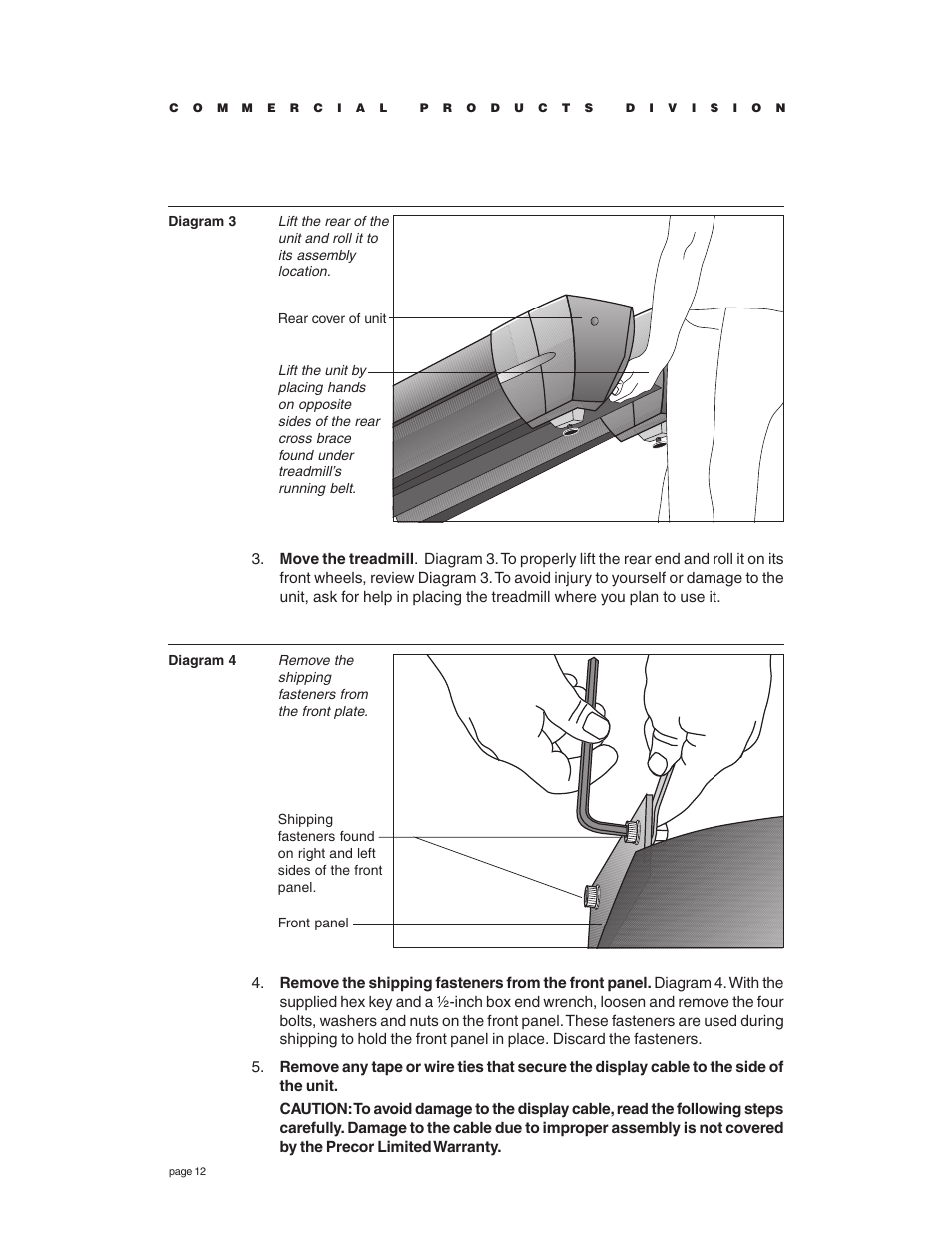 Precor C936i User Manual | Page 12 / 52