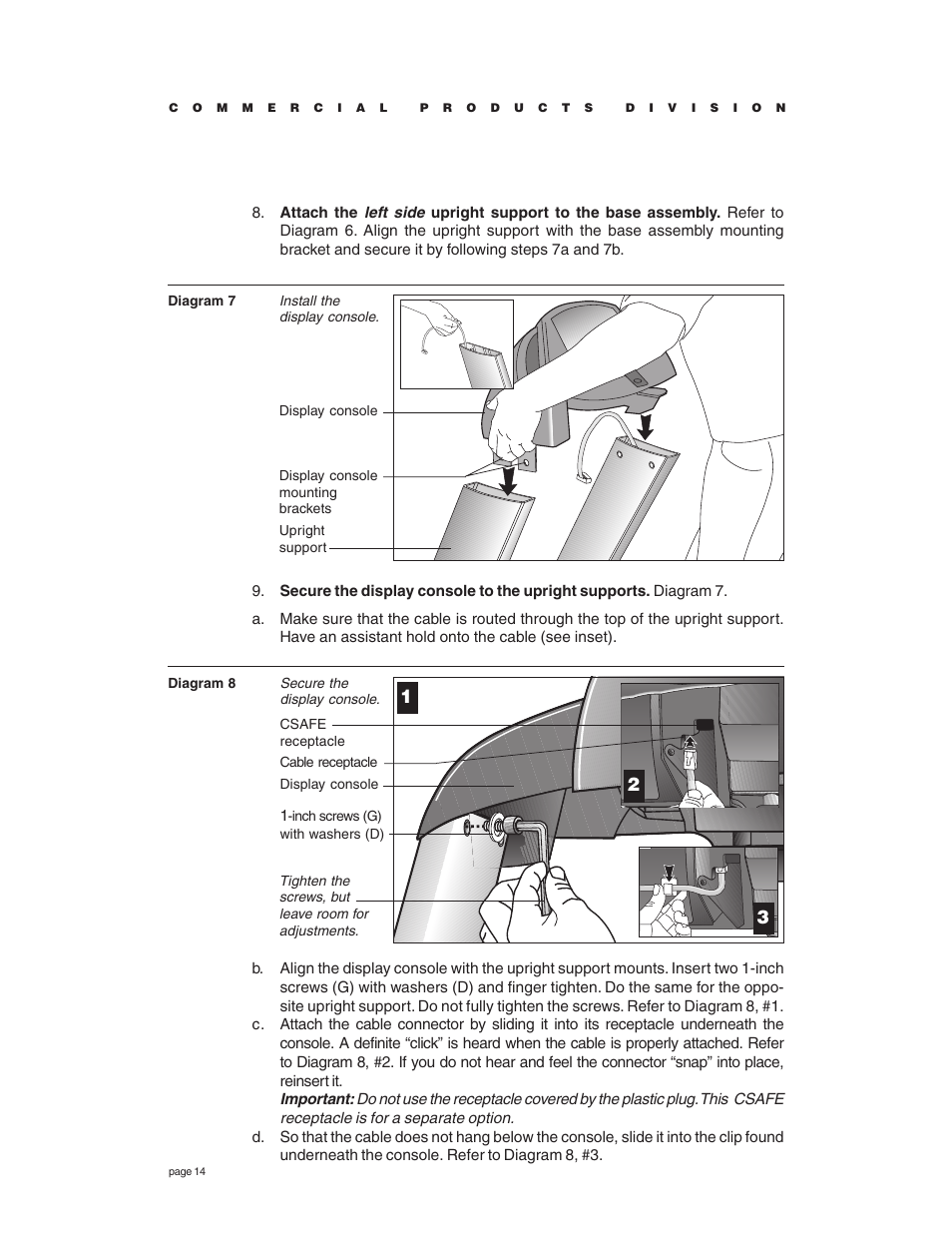 Precor C936i User Manual | Page 14 / 52