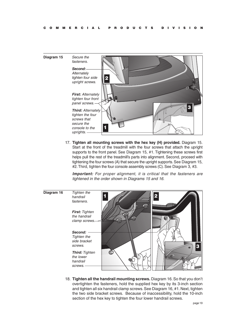 Precor C936i User Manual | Page 19 / 52