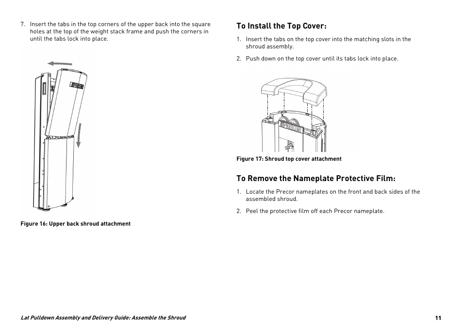 Precor CW34870-101 User Manual | Page 38 / 45