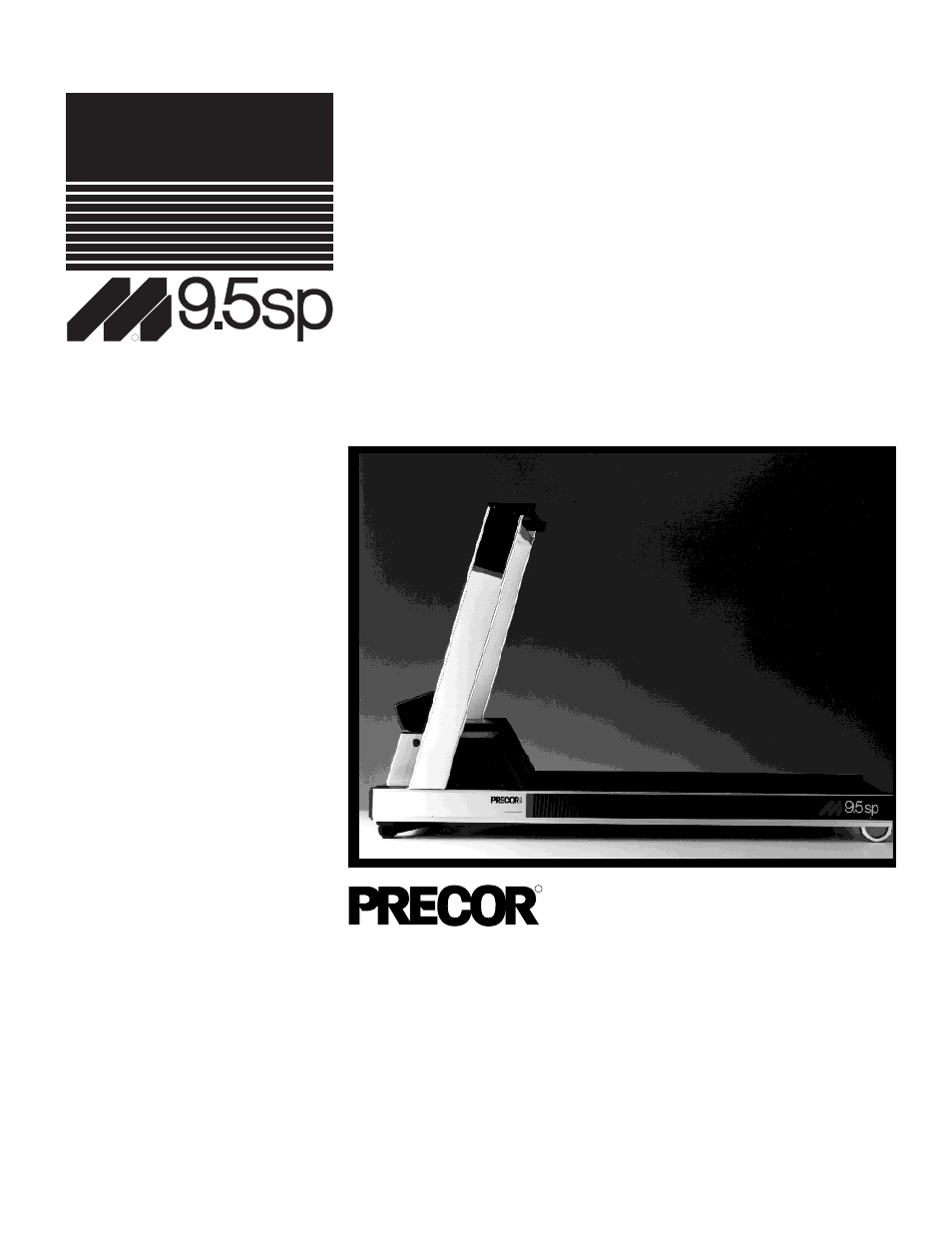 Precor Programmable Ergometer 9.5sp User Manual | 31 pages