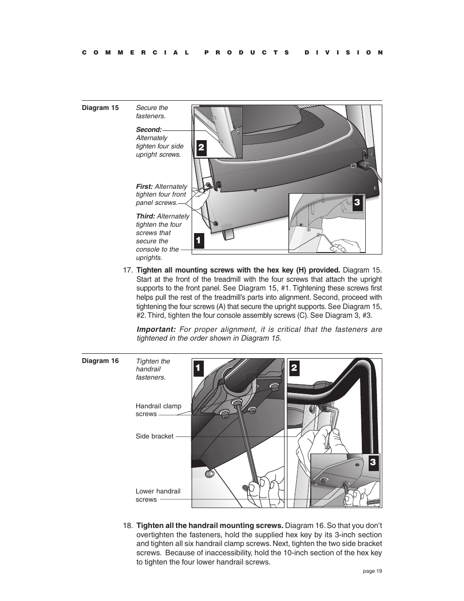 Precor C934 User Manual | Page 19 / 60