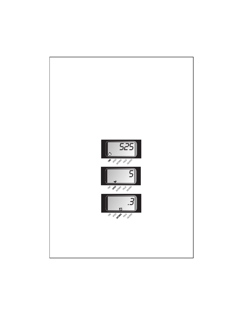 Electronic console displays | Precor Electronic Console with the Pulse Feature 903 User Manual | Page 18 / 27
