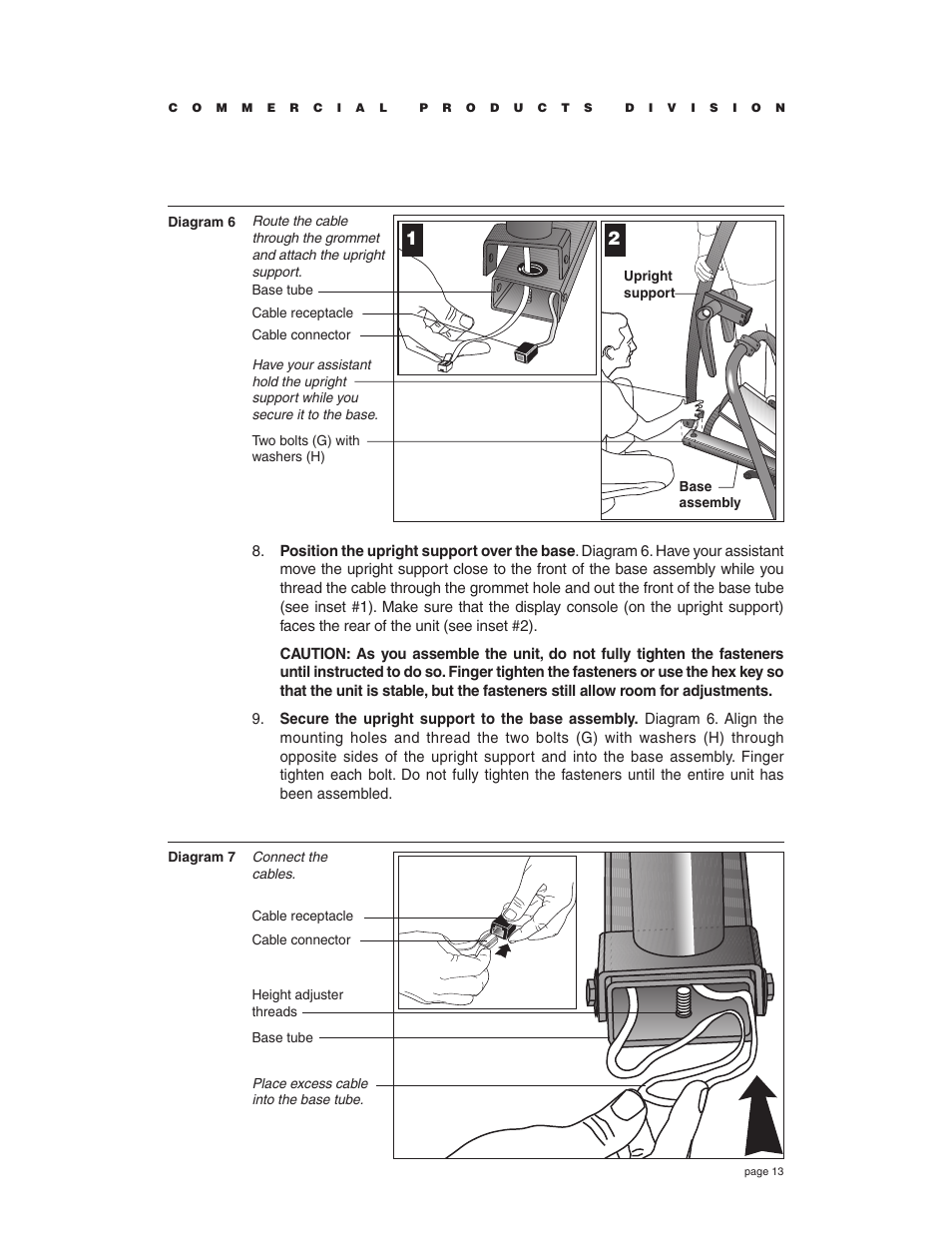 Precor EFX534i t User Manual | Page 13 / 52