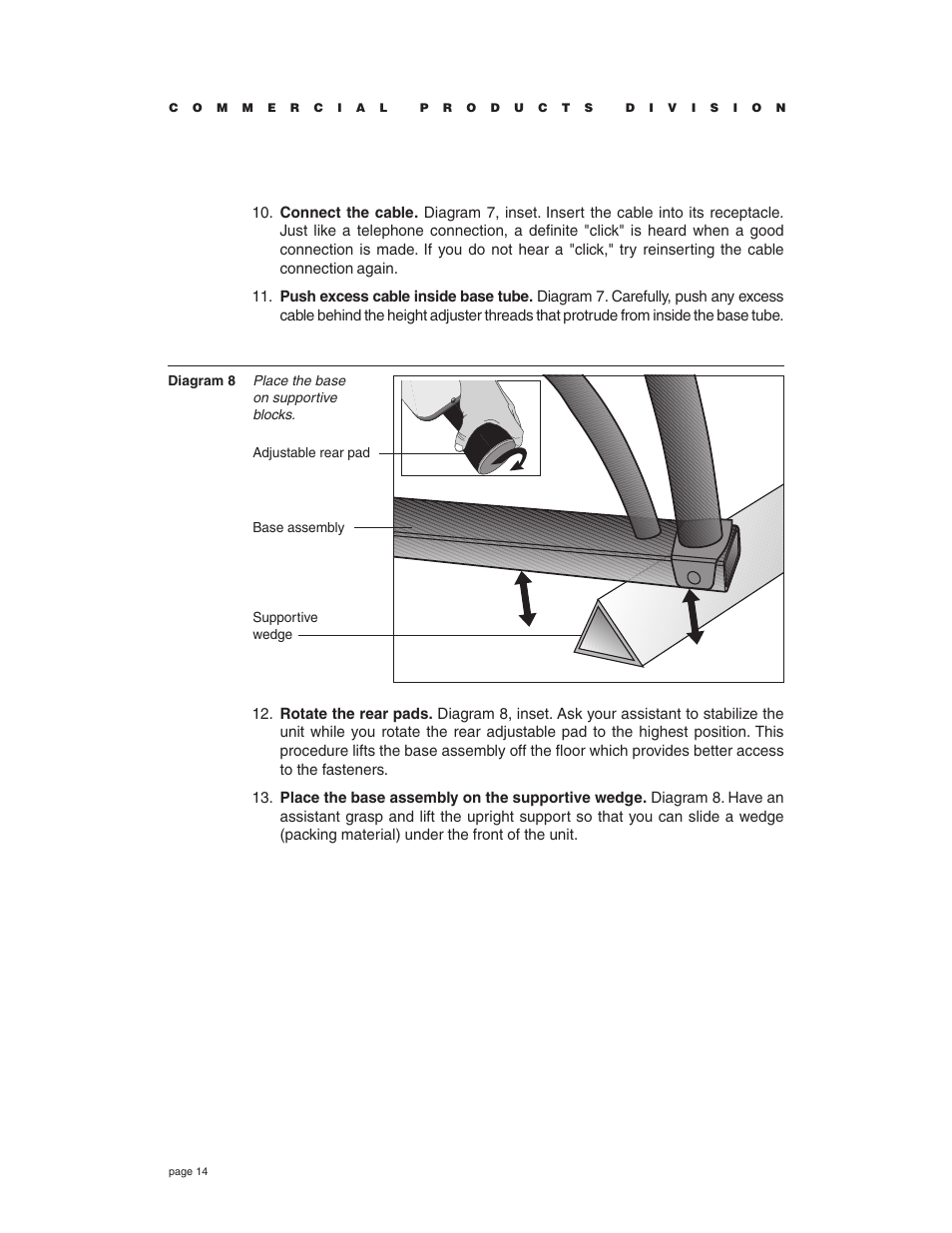 Precor EFX534i t User Manual | Page 14 / 52
