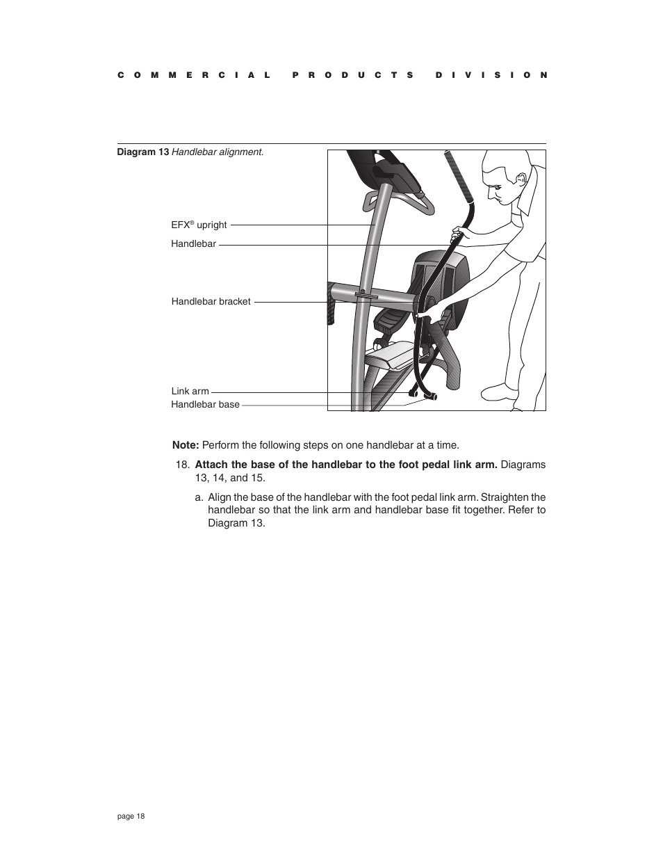 Precor EFX534i t User Manual | Page 18 / 52