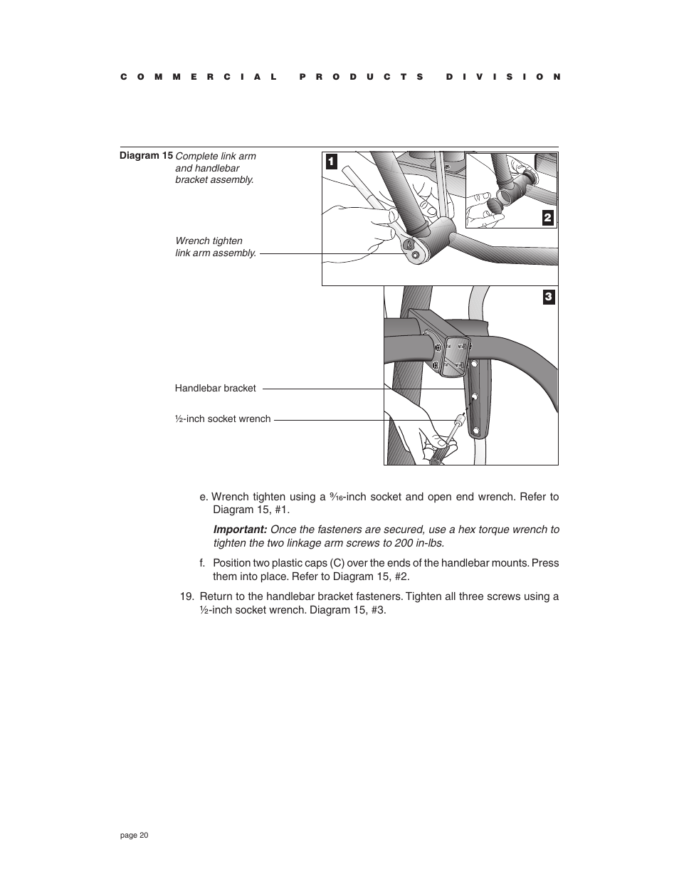 Precor EFX534i t User Manual | Page 20 / 52