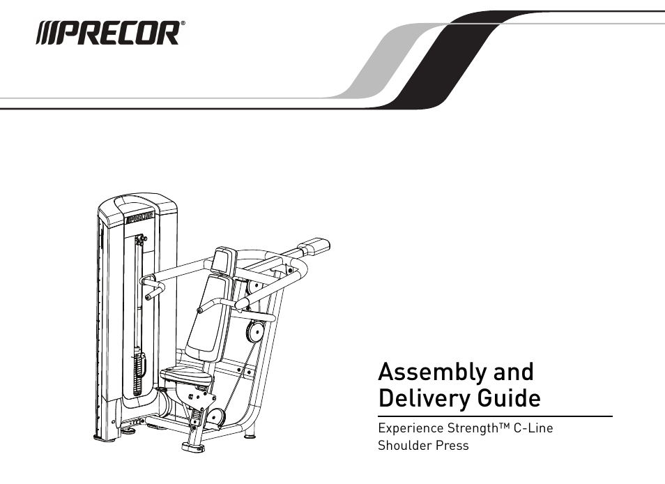 Assembly and delivery guide | Precor CW34864-101 User Manual | Page 26 / 45