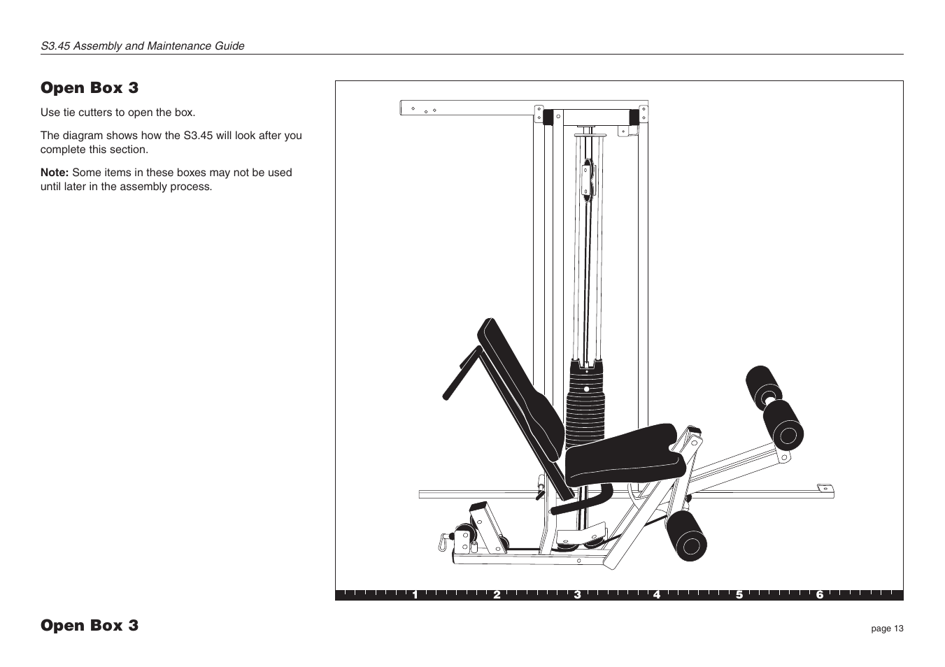 Open box 3 | Precor Strength-Training S3.45 User Manual | Page 13 / 54