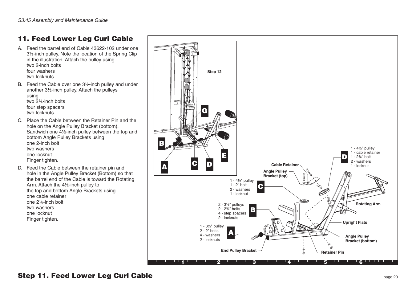 Precor Strength-Training S3.45 User Manual | Page 20 / 54